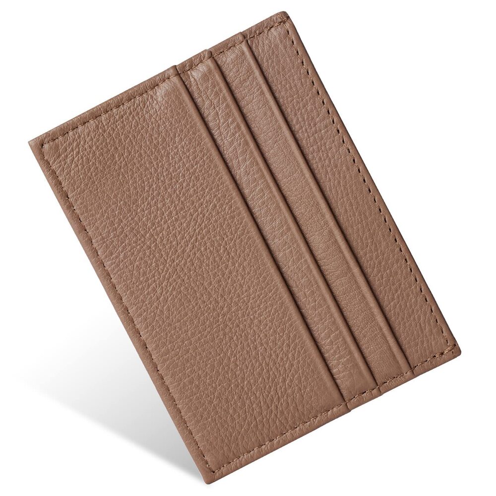 5213 Credit Card Holder Wallet RFID Blocking Leather Ultra Slim Wallet